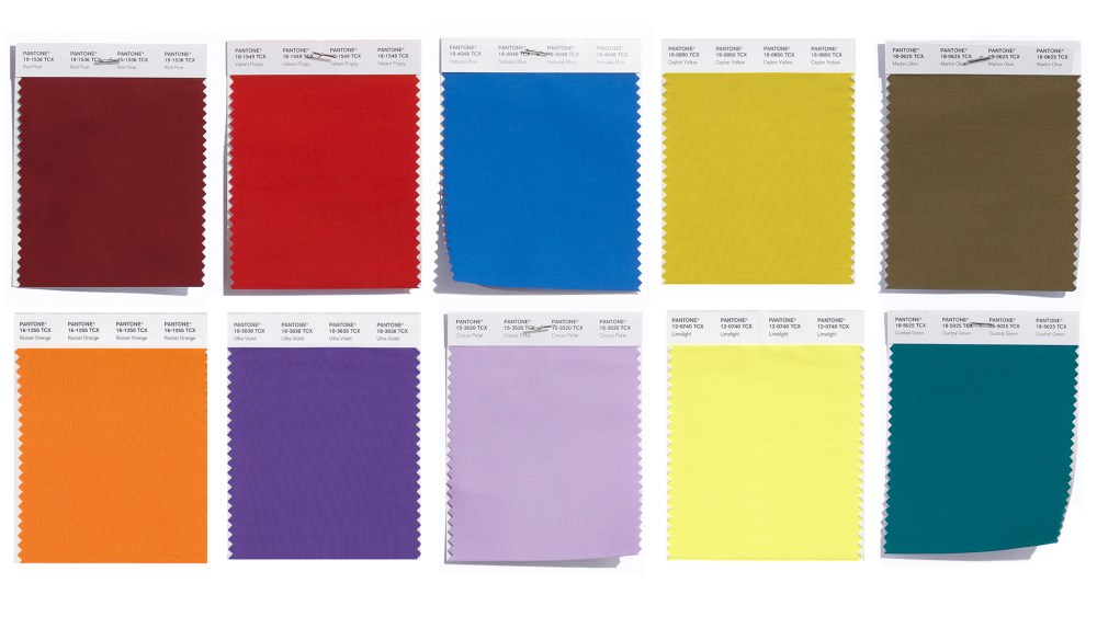 Pantone Ranks Leading 10 Fall Colors for a Pre-Fashion Week Forecast