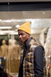 Backstage at Perry Ellis Men's Fall 2018