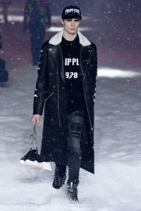 Model on the catwalk
Philipp Plein show, Runway, Fall Winter 2018, New York Fashion Week, USA - 10 Feb 2018