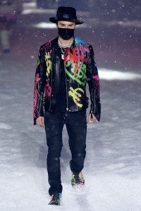 Model on the catwalkPhilipp Plein show, Runway, Fall Winter 2018, New York Fashion Week, USA - 10 Feb 2018