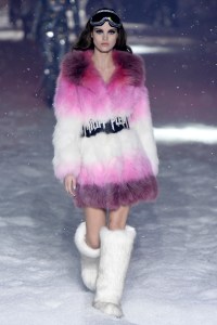 Model on the catwalkPhilipp Plein show, Runway, Fall Winter 2018, New York Fashion Week, USA - 10 Feb 2018