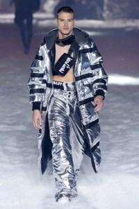 Model on the catwalkPhilipp Plein show, Runway, Fall Winter 2018, New York Fashion Week, USA - 10 Feb 2018