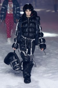 Model on the catwalkPhilipp Plein show, Runway, Fall Winter 2018, New York Fashion Week, USA - 10 Feb 2018