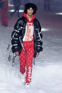 Model on the catwalk
Philipp Plein show, Runway, Fall Winter 2018, New York Fashion Week, USA - 10 Feb 2018