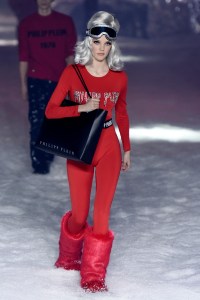 Model on the catwalkPhilipp Plein show, Runway, Fall Winter 2018, New York Fashion Week, USA - 10 Feb 2018