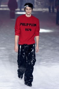 Model on the catwalk
Philipp Plein show, Runway, Fall Winter 2018, New York Fashion Week, USA - 10 Feb 2018