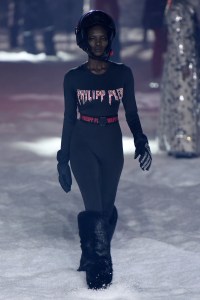 Model on the catwalkPhilipp Plein show, Runway, Fall Winter 2018, New York Fashion Week, USA - 10 Feb 2018