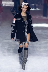Model on the catwalk
Philipp Plein show, Runway, Fall Winter 2018, New York Fashion Week, USA - 10 Feb 2018