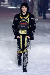 Model on the catwalkPhilipp Plein show, Runway, Fall Winter 2018, New York Fashion Week, USA - 10 Feb 2018