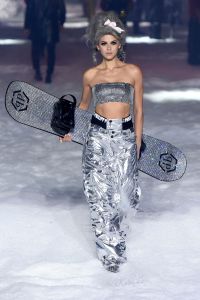 Georgia Fowler on the catwalkPhilipp Plein show, Runway, Fall Winter 2018, New York Fashion Week, USA - 10 Feb 2018