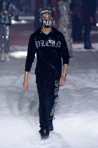 Model on the catwalkPhilipp Plein show, Runway, Fall Winter 2018, New York Fashion Week, USA - 10 Feb 2018