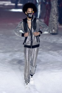 Model on the catwalkPhilipp Plein show, Runway, Fall Winter 2018, New York Fashion Week, USA - 10 Feb 2018