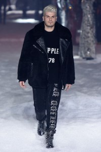 Model on the catwalk
Philipp Plein show, Runway, Fall Winter 2018, New York Fashion Week, USA - 10 Feb 2018