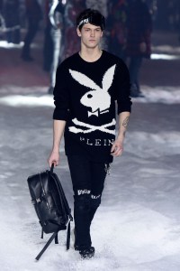 Model on the catwalkPhilipp Plein show, Runway, Fall Winter 2018, New York Fashion Week, USA - 10 Feb 2018
