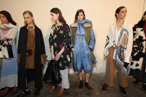 Backstage at 3.1 Phillip Lim RTW Fall 2018