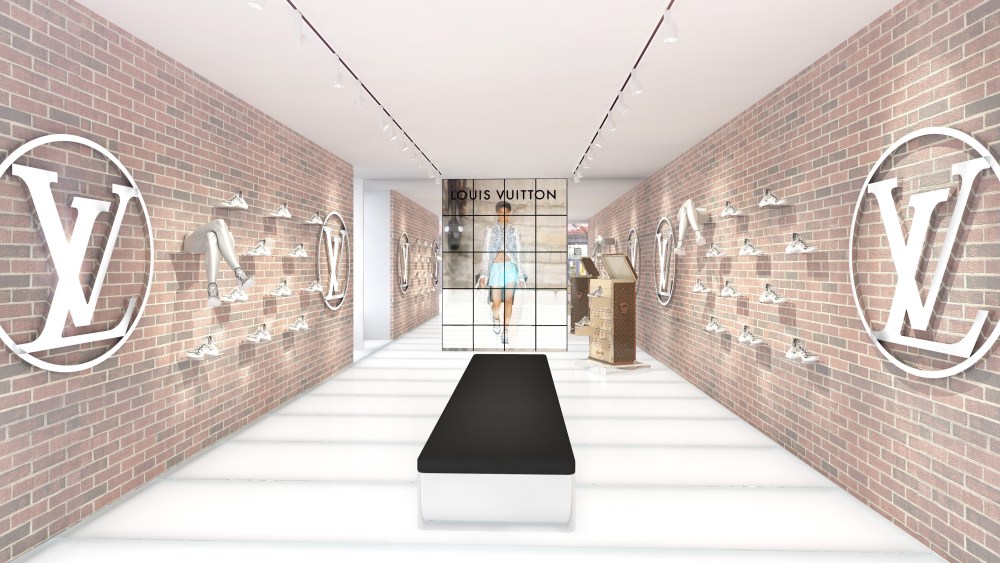 Louis Vuitton Opens Sneaker Pop-Up in New York