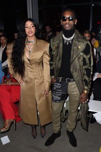 Cardi B and Offset in the front rowPrabal Gurung show, Front Row, Fall Winter 2018, New York Fashion Week, USA - 11 Feb 2018