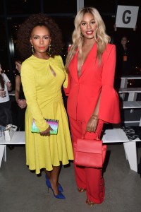 Janet Mock and Laverne Cox in the front rowPrabal Gurung show, Front Row, Fall Winter 2018, New York Fashion Week, USA - 11 Feb 2018
