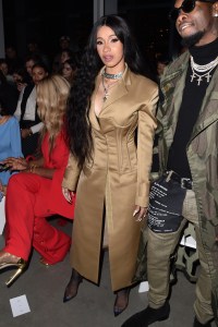 Cardi B in the front row
Prabal Gurung show, Front Row, Fall Winter 2018, New York Fashion Week, USA - 11 Feb 2018