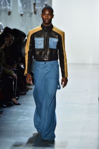 Model on the catwalkPyer Moss show, Runway, Fall Winter 2018, New York Fashion Week, USA - 10 Feb 2018