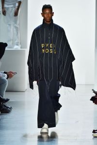Model on the catwalkPyer Moss show, Runway, Fall Winter 2018, New York Fashion Week, USA - 10 Feb 2018