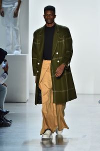 Model on the catwalkPyer Moss show, Runway, Fall Winter 2018, New York Fashion Week, USA - 10 Feb 2018