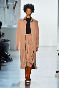Model on the catwalkPyer Moss show, Runway, Fall Winter 2018, New York Fashion Week, USA - 10 Feb 2018