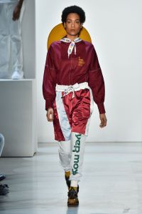 Model on the catwalkPyer Moss show, Runway, Fall Winter 2018, New York Fashion Week, USA - 10 Feb 2018