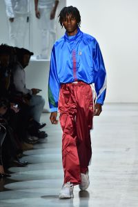 Model on the catwalkPyer Moss show, Runway, Fall Winter 2018, New York Fashion Week, USA - 10 Feb 2018