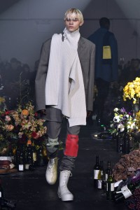Model on the catwalkRaf Simons show, Runway, Fall Winter 2018, New York Fashion Week Men's, USA - 07 Feb 2018