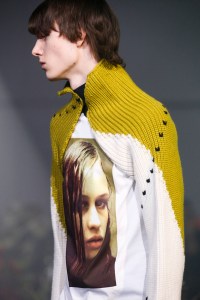 Detail of Raf Simons Men's Fall 2018