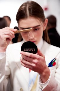Backstage at Ralph Lauren RTW Fall 2018