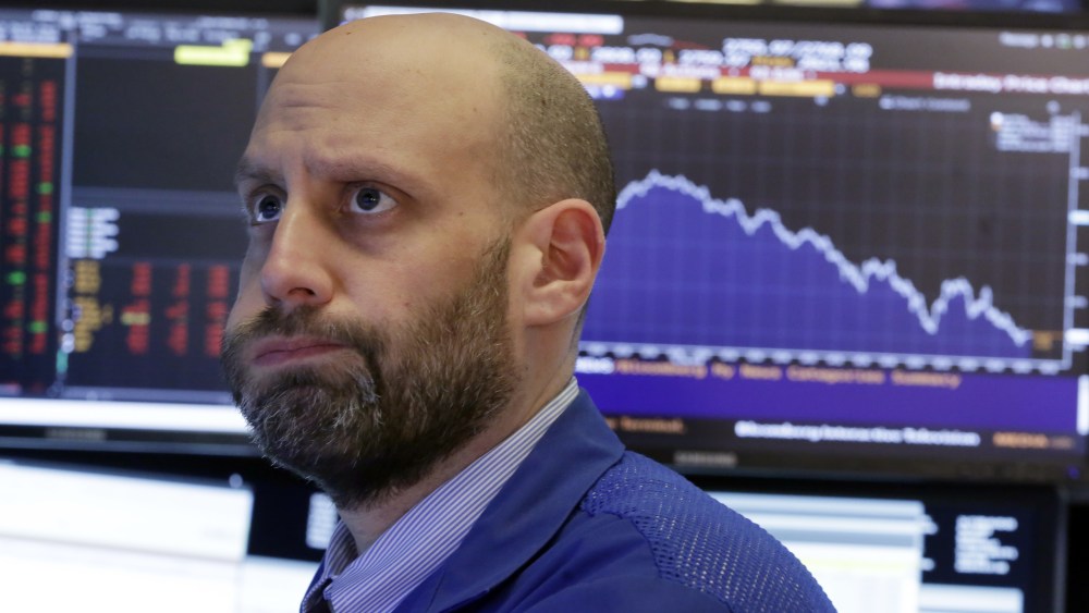 Specialist Meric Greenbaum works on the floor of the New York Stock Exchange. The stock market closed sharply lower, extending a weeklong slide, as the Dow Jones industrial average plunged more than 600 points. Some investors believe the market can recover, noting that both global economic growth and corporate earnings remain strong. One hallmark of this bull market has been investors' willingness to buy the dips. This week's drop could test their resolveMarkets Return of Fear, New York, USA - 02 Feb 2018