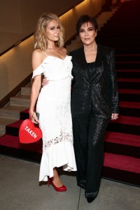 Paris Hilton and Kris Jenner in the front rowRachel Zoe Fall 2018 Collection Presentation, Front Row, Los Angeles, USA - 05 Feb 2018
