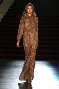 Model on the catwalk Rachel Zoe Fall 2018 Collection Presentation, Runway, Los Angeles, USA - 05 Feb 2018