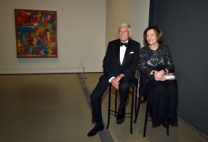 Eli Broad and Edythe BroadThe Broad and Louis Vuitton celebrate Jasper Johns Something Resembling Truth, Cocktails, Los Angeles, USA - 08 Feb 2018