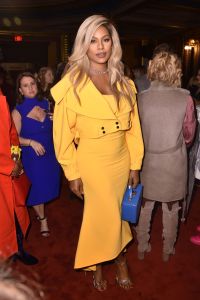 Laverne Cox in the front rowChristian Siriano show, Front Row, Fall Winter 2018, New York Fashion Week, USA - 10 Feb 2018