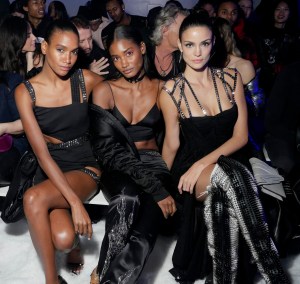Arlenis Sosa and Sofia Resing in the front rowPhilipp Plein show, Front Row, Fall Winter 2018, New York Fashion Week, USA - 10 Feb 2018