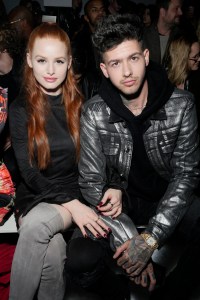 Madelaine Petsch and Travis Mills in the front rowPhilipp Plein show, Front Row, Fall Winter 2018, New York Fashion Week, USA - 10 Feb 2018
