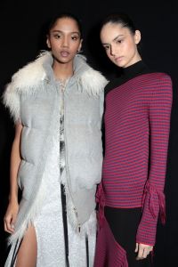 Backstage at Prabal Gurung RTW Fall 2018