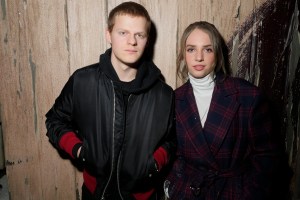 Lucas Hedges and Maya Thurman Hawke in the front rowCalvin Klein show, Front Row, Fall Winter 2018, New York Fashion Week, USA - 13 Feb 2018