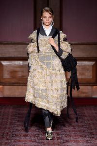 Model on the catwalkSimone Rocha show, Runway, Fall Winter 2018, London Fashion Week, UK - 17 Feb 2018
