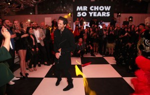 Adrien Brody Mr Chow 50th Anniversary celebration, Inside, Los Angeles, USA - 16 Feb 2018