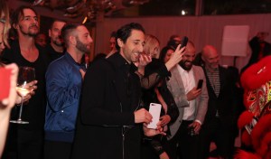 Adrien Brody Mr Chow 50th Anniversary celebration, Inside, Los Angeles, USA - 16 Feb 2018