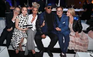 China Chow, Stevie Wonder and Michael ChowMr Chow 50th Anniversary celebration, Inside, Los Angeles, USA - 16 Feb 2018