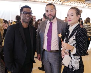 Chris Rock, Maximillian Chow, Olivia WildeMr Chow 50th Anniversary celebration, Inside, Los Angeles, USA - 16 Feb 2018