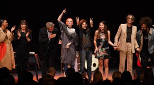 Aisha Tyler, Anjelica Huston, Danny Huston, Shirley Manson, Catherine Keener, Nikki Suzuki, Jarvis Cocker and Reggie WattsLetters Live event, Show, Los Angeles, USA - 26 Feb 2018