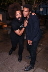 Reggie Watts and Benjamin Booke rLetters Live event, After Party, Los Angeles, USA - 26 Feb 2018