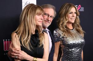 Kate Capshaw, Steven Spielberg and Rita WilsonThe Women's Cancer Research Fund hosts an Unforgettable Evening, Arrivals, Los Angeles, USA - 27 Feb 2018