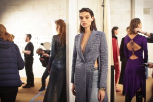 Backstage at Roberto Cavalli RTW Fall 2018